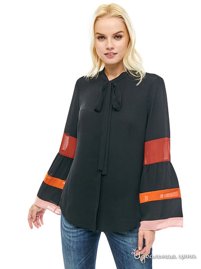 Рубашка Sisley, цвет черный