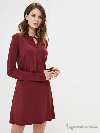 Платье Sisley, цвет бордовый