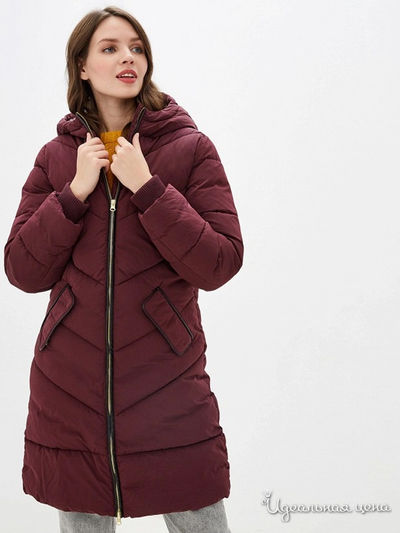 Пальто Sisley, цвет бордовый