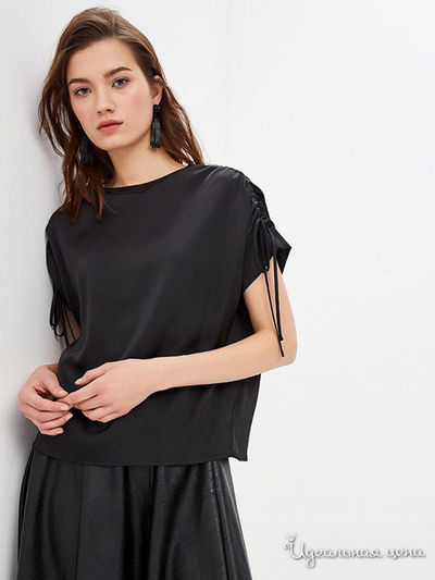 Блуза Sisley, цвет черный