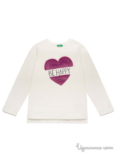 Лонгслив United Colors Of Benetton, цвет белый