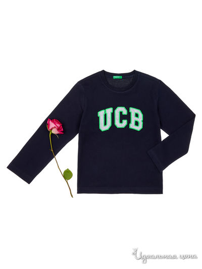 Лонгслив United Colors Of Benetton, цвет темно-синий