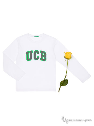 Лонгслив United Colors Of Benetton, цвет белый
