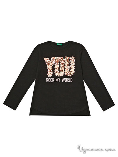 Лонгслив United Colors Of Benetton, цвет черный