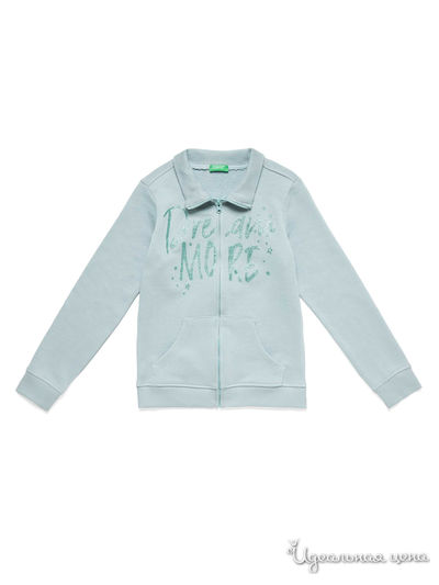 Толстовка United Colors Of Benetton, цвет бледно-голубой