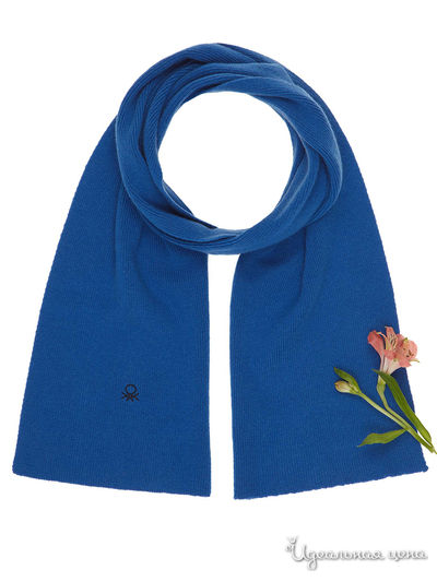 Шарф United Colors Of Benetton, цвет синий