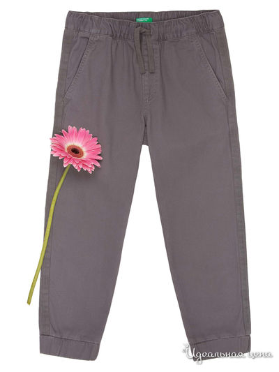 Брюки United Colors Of Benetton, цвет темно-серый