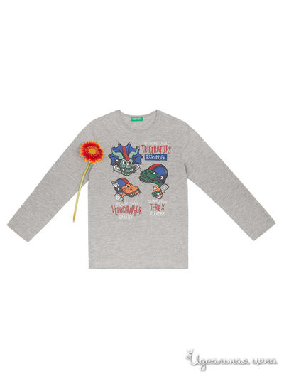 Лонгслив United Colors Of Benetton, цвет серый