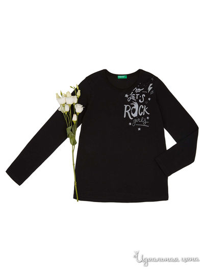 Лонгслив United Colors Of Benetton, цвет черный