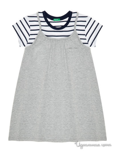 Платье United Colors Of Benetton, цвет серый