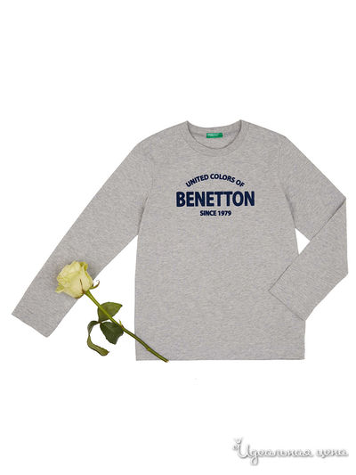 Лонгслив United Colors Of Benetton, цвет серый