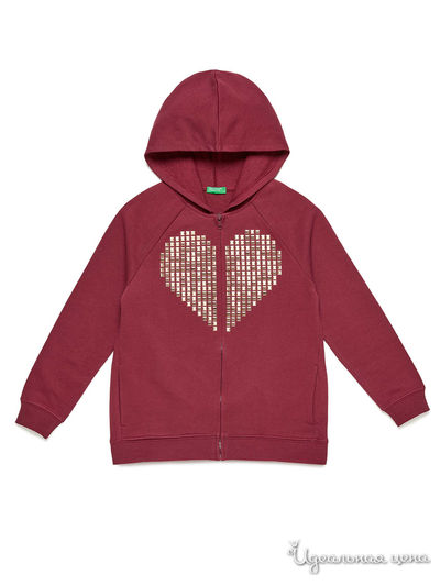 Толстовка United Colors Of Benetton, цвет бордовый