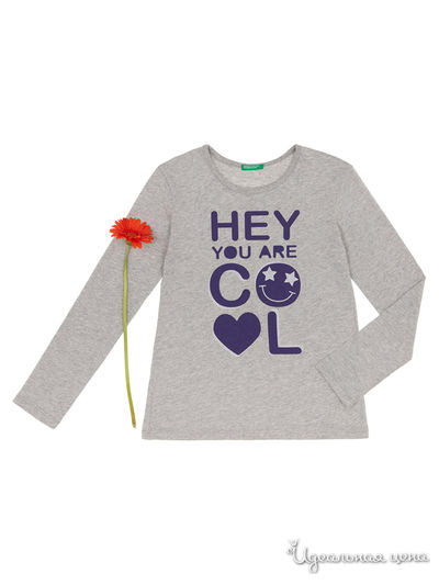 Лонгслив United Colors Of Benetton, цвет серый