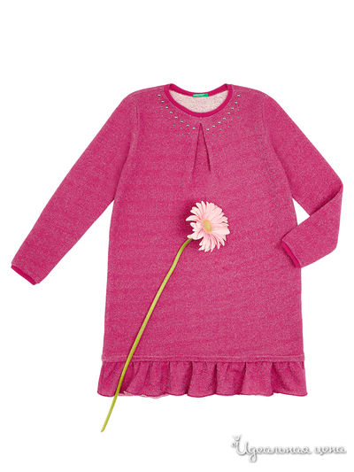 Платье United Colors Of Benetton, цвет розовый