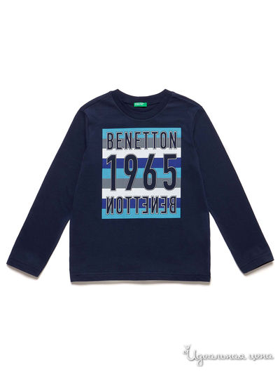 Лонгслив United Colors Of Benetton, цвет темно-синий