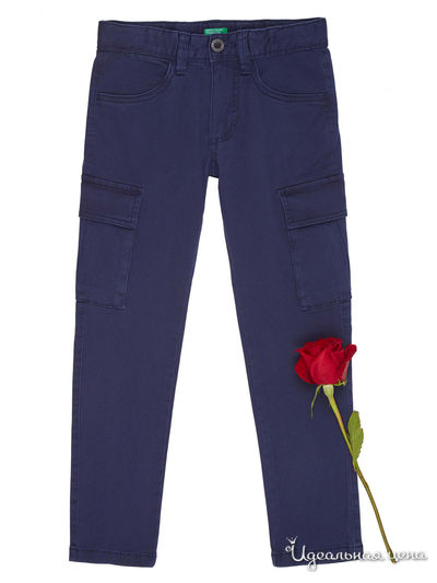 Брюки United Colors Of Benetton, цвет темно-синий