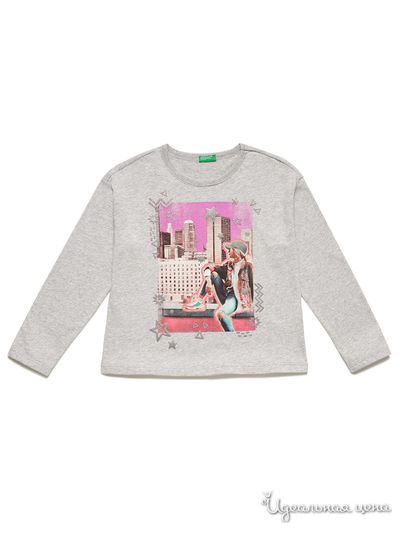 Лонгслив United Colors Of Benetton, цвет серый