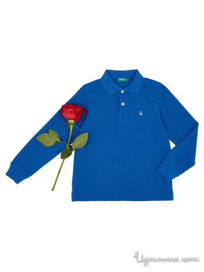 Поло United Colors Of Benetton, цвет синий