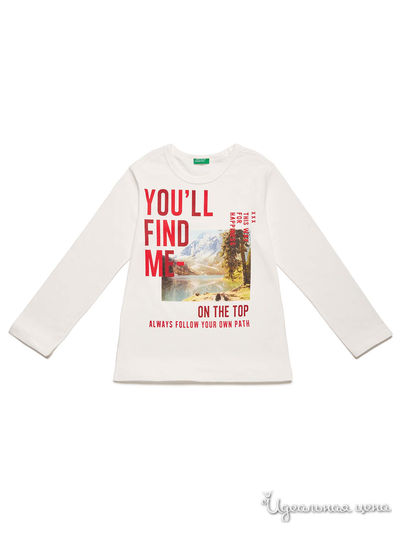 Лонгслив United Colors Of Benetton, цвет белый