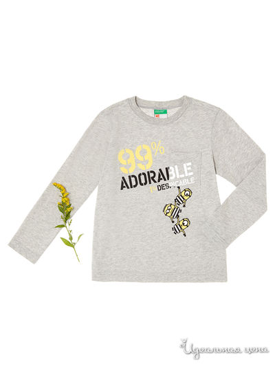 Лонгслив United Colors Of Benetton, цвет серый