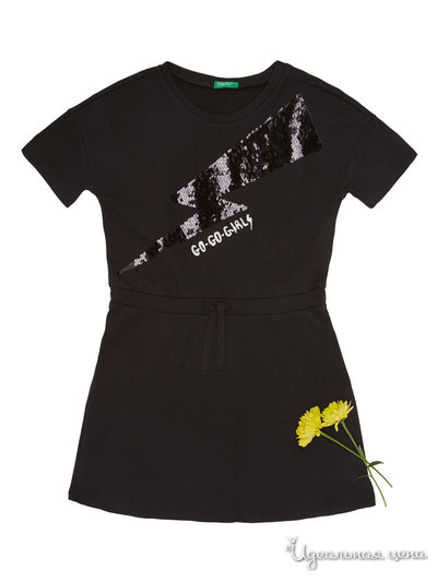 Платье United Colors Of Benetton, цвет черный