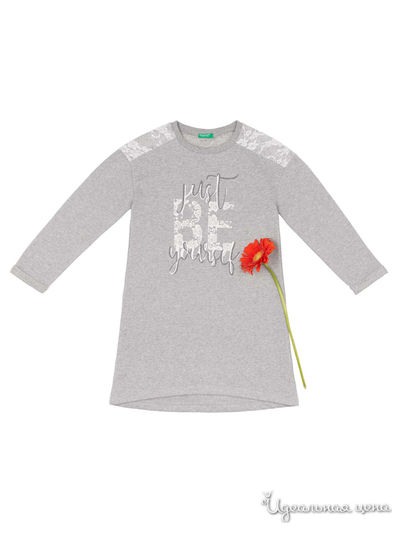 Платье United Colors Of Benetton, цвет серый