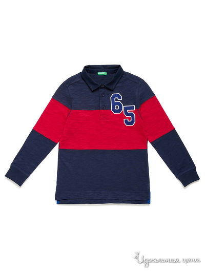 Поло United Colors Of Benetton, цвет темно-синий