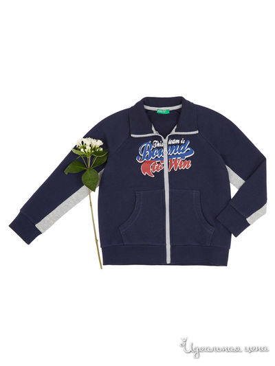 Толстовка United Colors Of Benetton, цвет темно-синий