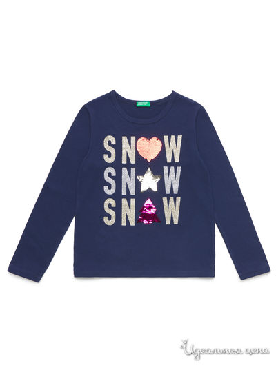 Лонгслив United Colors Of Benetton, цвет темно-синий