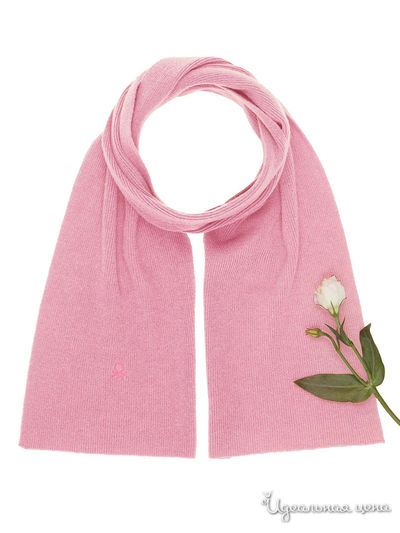 Шарф United Colors Of Benetton, цвет розовый