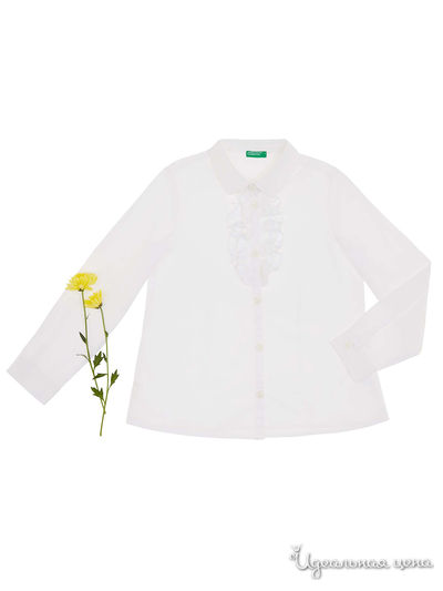 Рубашка United Colors Of Benetton, цвет белый