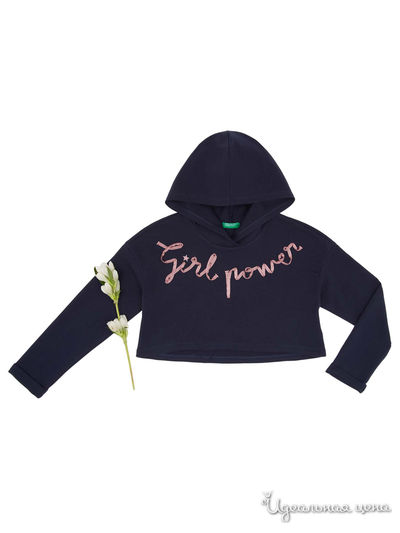 Толстовка United Colors Of Benetton, цвет темно-синий