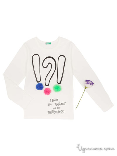 Лонгслив United Colors Of Benetton, цвет белый