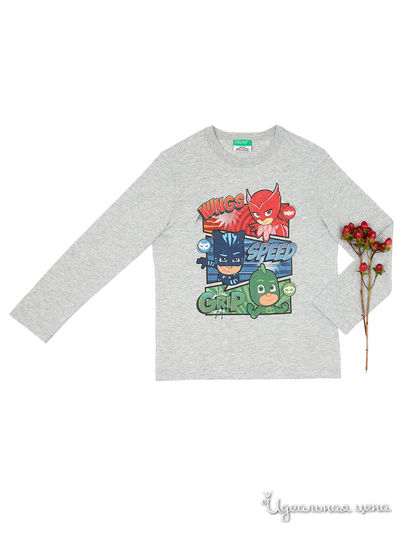 Лонгслив United Colors Of Benetton, цвет серый