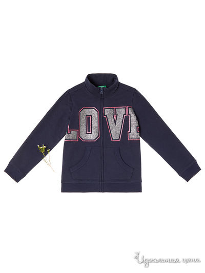 Толстовка United Colors Of Benetton, цвет темно-синий