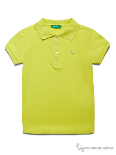 Поло United Colors Of Benetton, цвет желтый