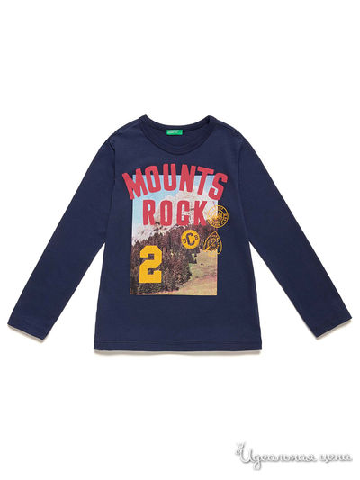 Лонгслив United Colors Of Benetton, цвет темно-синий