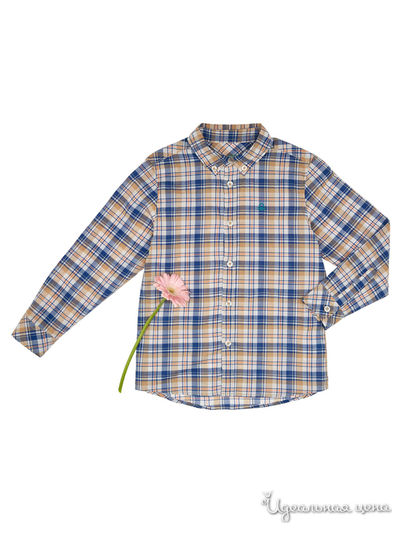 Рубашка United Colors Of Benetton, цвет темно-синий