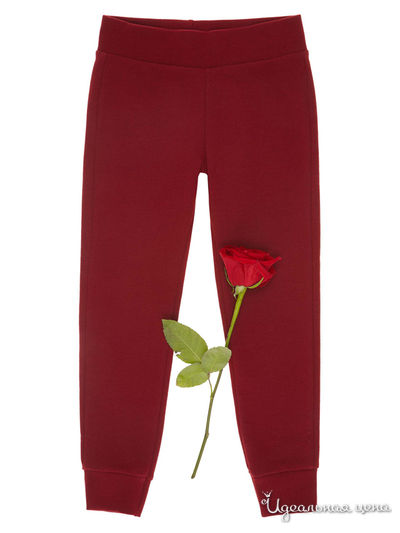 Брюки United Colors Of Benetton, цвет бордовый