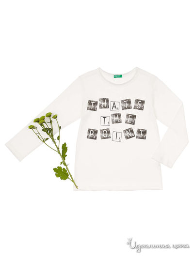 Лонгслив United Colors Of Benetton, цвет белый