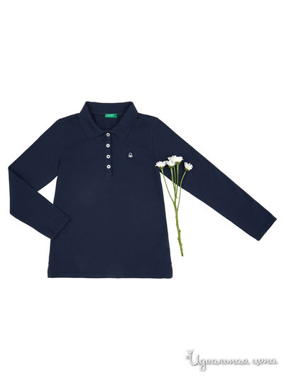 Поло United Colors Of Benetton, цвет темно-синий