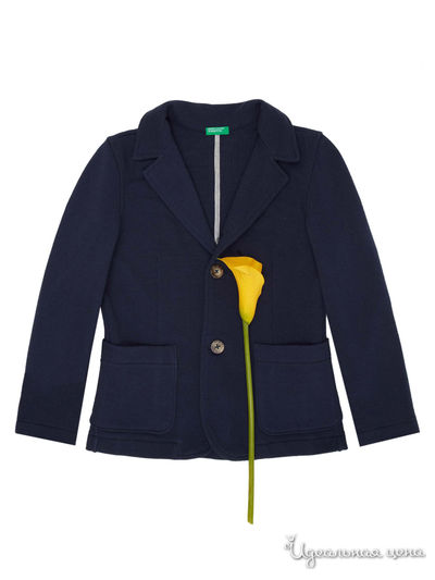 Пиджак United Colors Of Benetton, цвет темно-синий