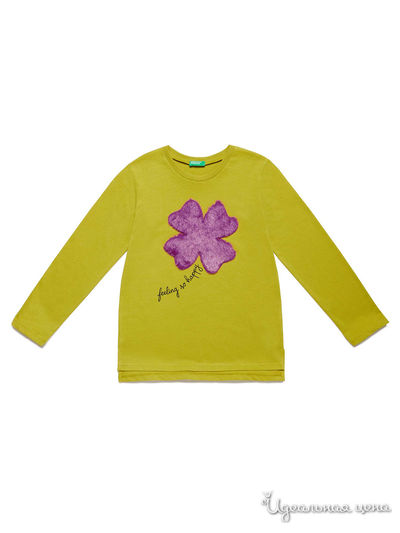 Лонгслив United Colors Of Benetton, цвет желтый