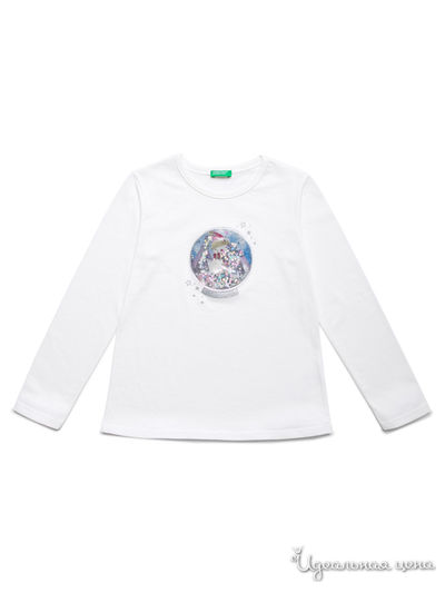 Лонгслив United Colors Of Benetton, цвет белый