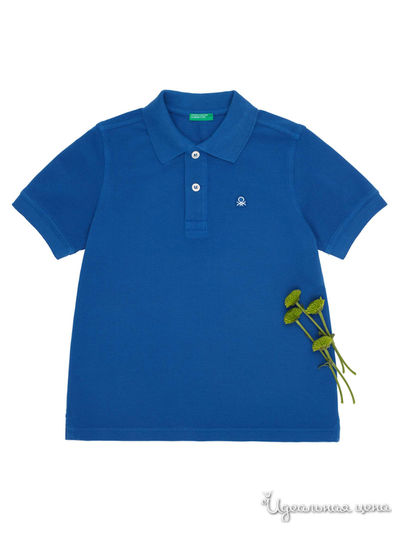 Поло United Colors Of Benetton, цвет синий