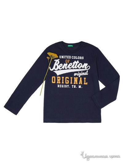 Лонгслив United Colors Of Benetton, цвет темно-синий