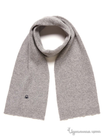 Шарф United Colors Of Benetton, цвет серый