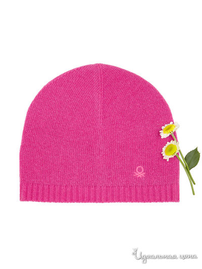 Шапка United Colors Of Benetton, цвет фуксия