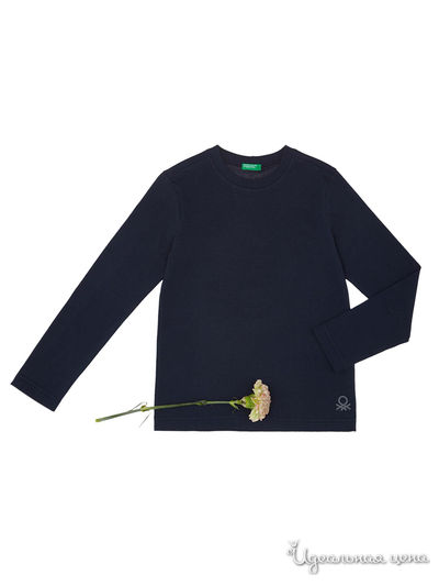 Лонгслив United Colors Of Benetton, цвет темно-синий