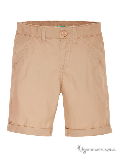 Бермуды United Colors Of Benetton, цвет бежевый